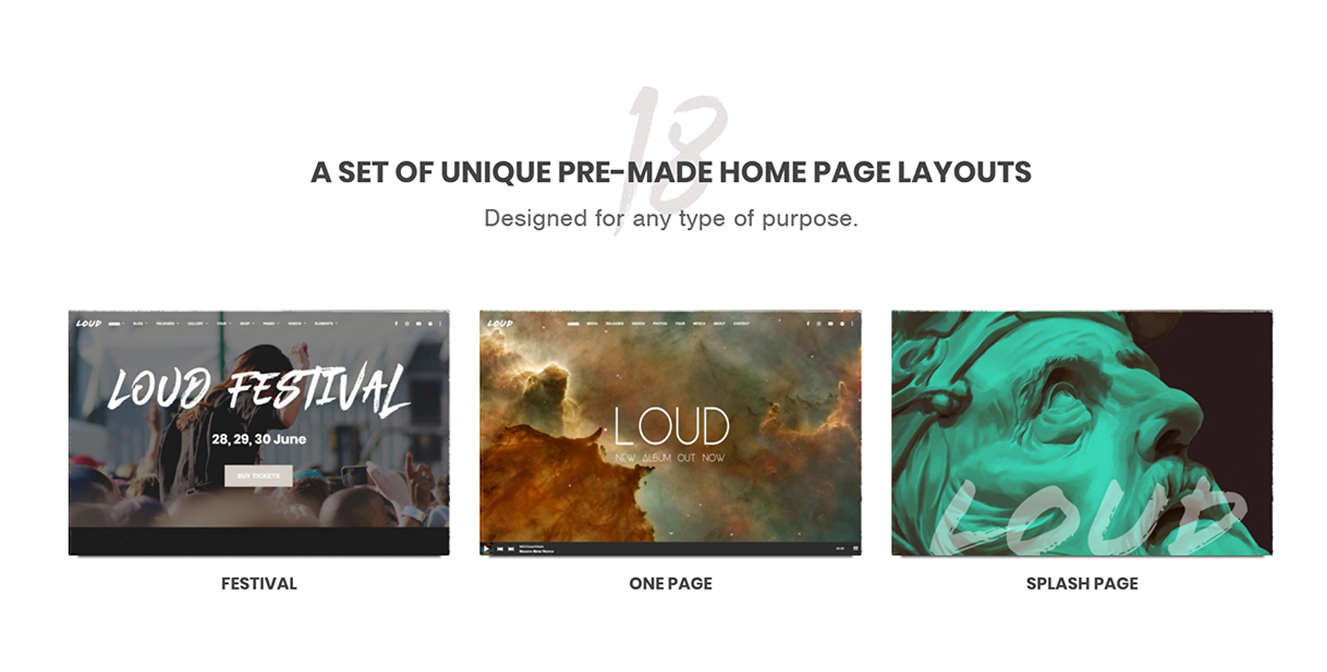 Featured Theme - Loud Gallery Image 01